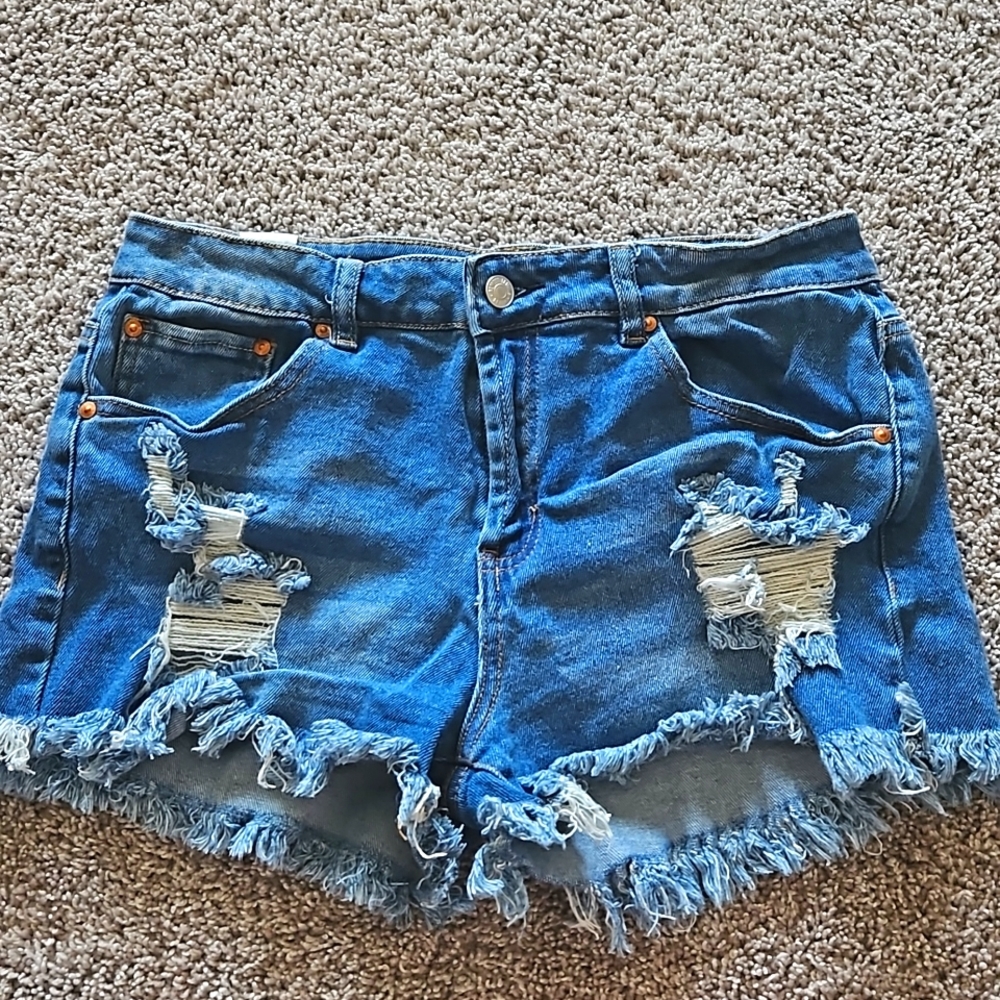 Almost famous, denim shorts, size 11